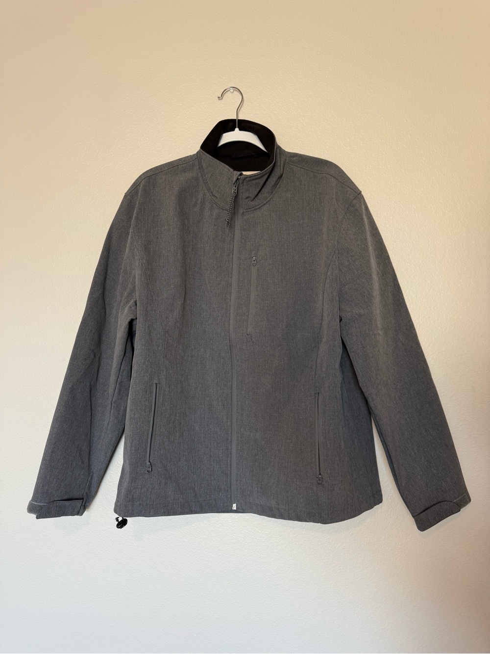St. John’s Bay Gray Water Resistant Spring Coat Jacket L